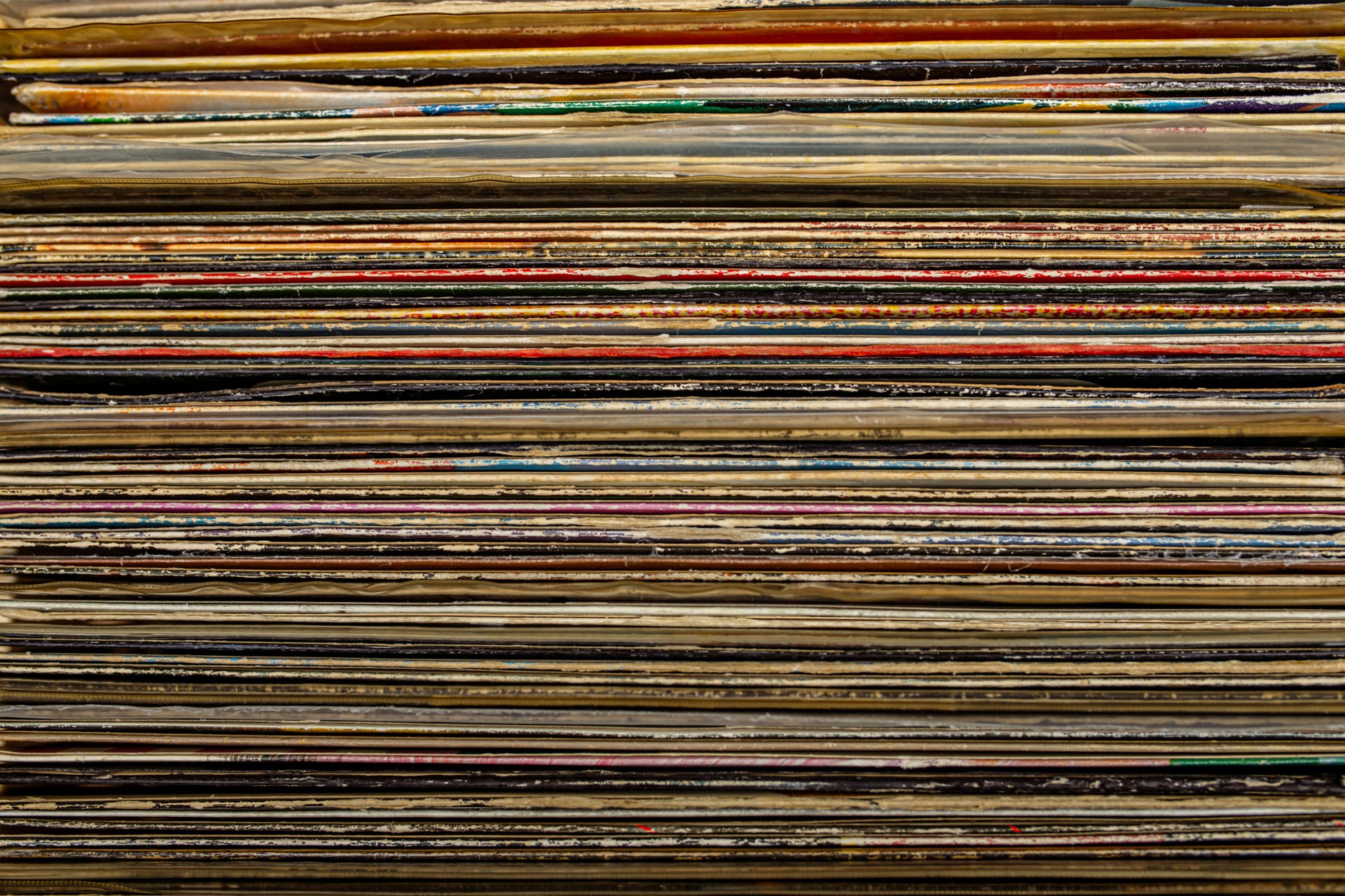 Abstract background of gramophone records